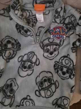 Paw Patrol Light Blue Character Fleece Pullover 3T